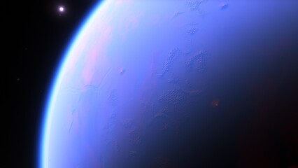 Planets and galaxy, science fiction wallpaper. Beauty of deep space. Billions of galaxy in the universe Cosmic art background 3d render
