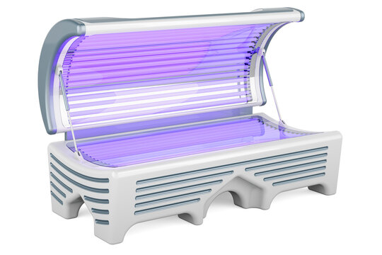 Tanning Bed, 3D rendering