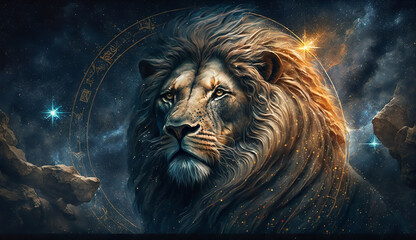 Wall Mural - Zodiac Leo