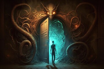 Venturing Into an Eldritch Dimension Behind Forbidden Doors of Damnation Generative AI