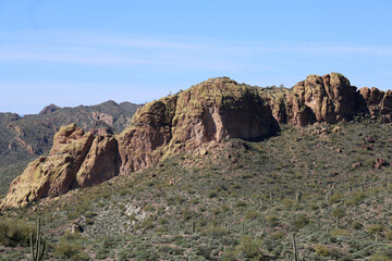 Wall Mural - rocks in the mountains