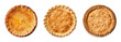 © MW.LW - Top down view of close pie on transparent background. Generative AI