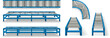 © Macrovector - Industrial Conveyor Belt Set