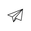 © PictureXpress - send message icon sign paper plane logo icon outline