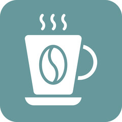 Sticker - Vector Design Coffee Icon Style