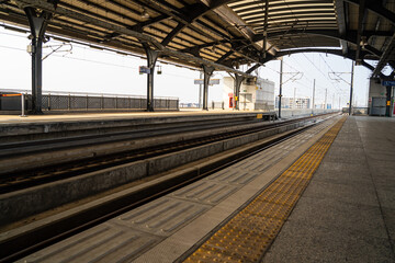 Poster - train in the station