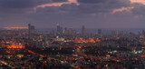 Fototapeta Miasto - Tel Aviv, Jaffa, Bat Yam night panorama