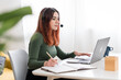 © The Attico Studio - Focused woman working on laptop
