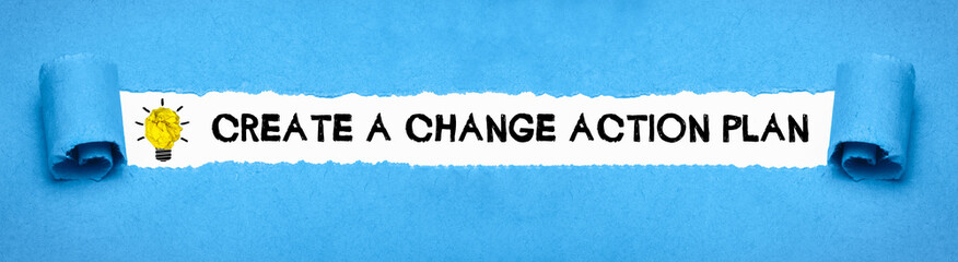 Poster - Create a change action plan	