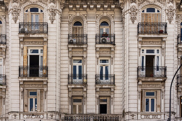 Building facade in Buenos Aires