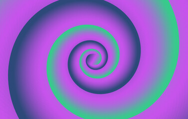 Sticker - Hypnotic spiral Optical illusion background Vector illustration