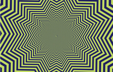 Poster - Optical illusion psychedelic hypnotic surreal abstract background. Vector illustration.