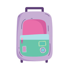 Poster - travel bag icon