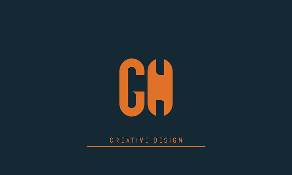 Alphabet letters Initials Monogram logo GN , NG