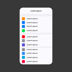 Fototapete - smartphone app icon update notification. iphone. settings. notification. notif. iphone menu and sett