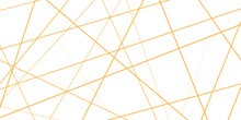Abstract Luxury Orange Geometric Random Chaotic Lines With Many Squares And Triangles Shape.