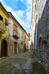 Wall Mural - The Italian village of Montesarchio.