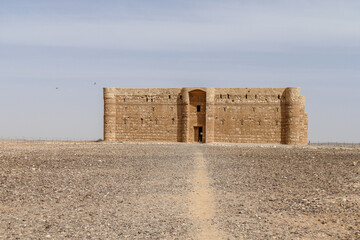 Canvas Print - Jordanien, Schloss,