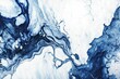 Marble Texture Royal Navy Blue White Color Elegant Luxury Pattern Veins Waves Flow Stone Wallpaper Background Backdrop Design Decor Decoration