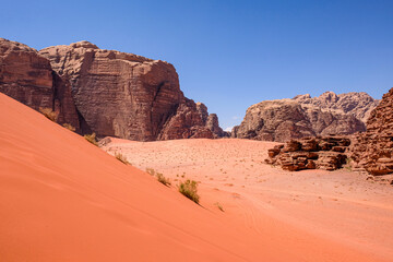 Wall Mural - Wadi Rum, Jordanien, 