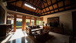 © Ralph Price - The living room of a modern luxury Balinese house. AI generated.