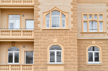 Wall Mural - view of beautiful building with windows