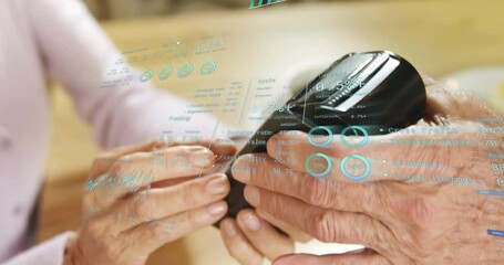 Poster - Animation of financial data processing over payment terminal