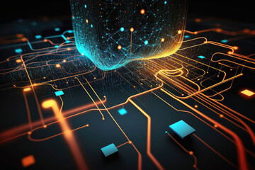 Big data information flow technology background, AI generation