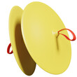 3D Cymbals Illustration