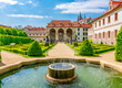 Wallenstein palace and gardens in Mala Strana, Prague, Czech Republic