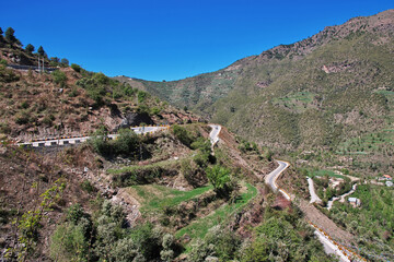 Wall Mural - Nature in Malam Jabba close Hindu Kush mountains of Himalayas, Pakistan