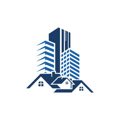 Wall Mural - real estate logo design vector