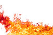 Fire flame isolated on  background