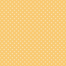 Polka Dots Seamless Patterns, White And Yellow, Can Be Used In The Design Of Fashion Clothes. Bedding, Curtains, Tablecloths