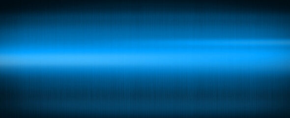 blue shiny brushed metal. banner background texture