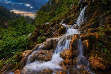  Goa Tetes waterfalls in East java area