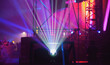 © ADDICTIVE STOCK - Laser lights illuminating music venue