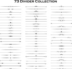 divider border vector design collection 06
