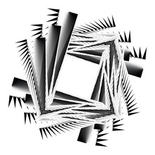 Black And White Abstraction