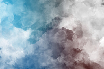 Wall Mural - abstract smoke transparent background