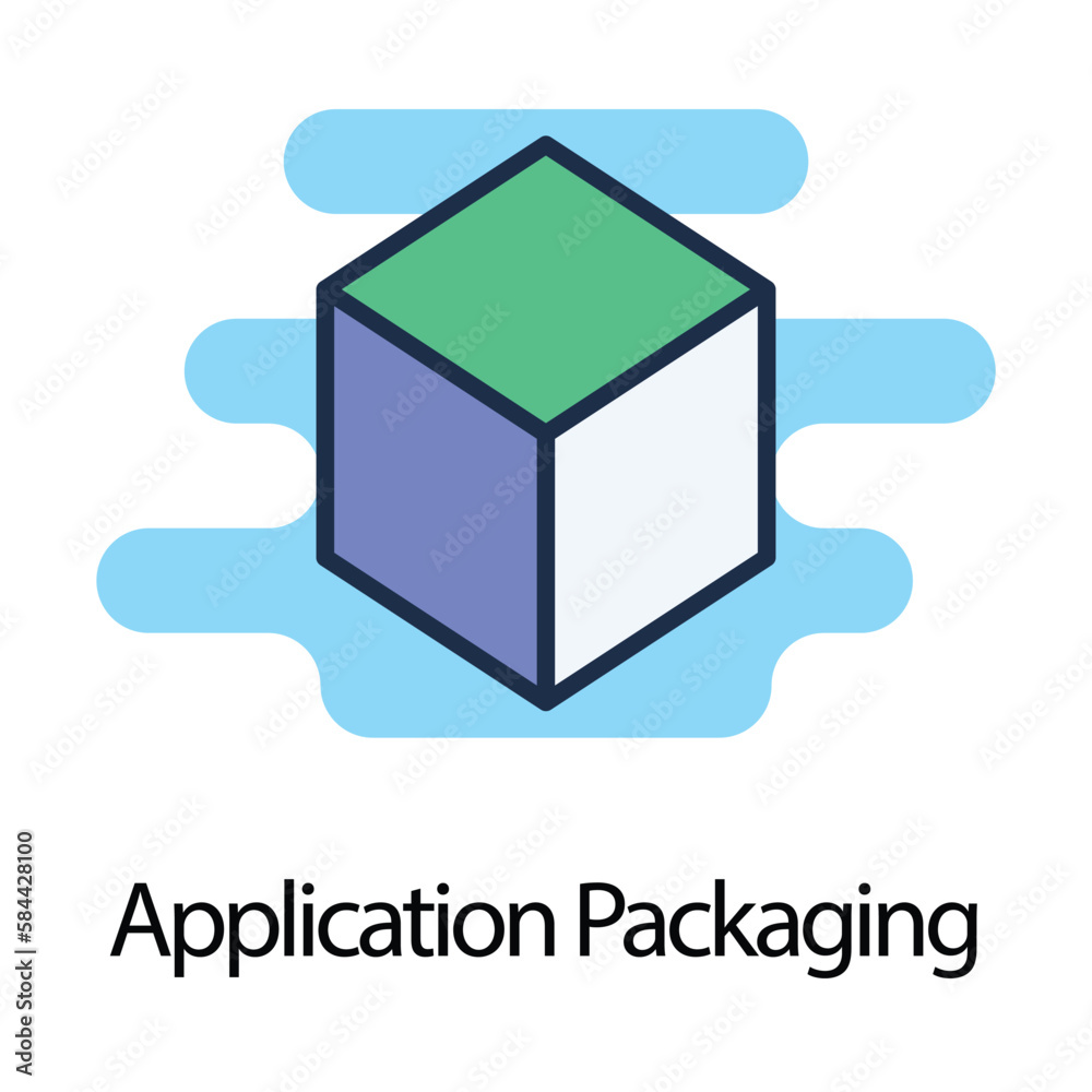 Application Packaging icon. Suitable for Web Page, Mobile App, UI, UX ...