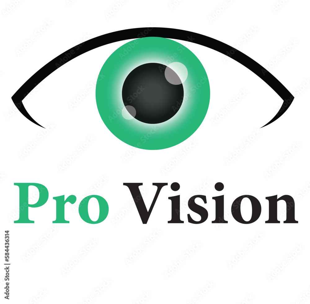Eye Vision Logo Design Icon Symbol Stock Vector | Adobe Stock