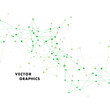 © Leonid - Abstract connecting dots and lines. Node digital plexus dot. Network line for web. Connection science and technology background.