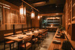© VicenSanh - asian restaurant interior design, japandi, japanese culture cuisine, generative ai