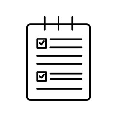 Poster - Features list vector icon flat illustration on white background..eps