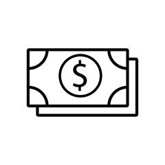 Poster - Money vector icon, dollar symbol.flat vector illustration for web site or mobile app.eps