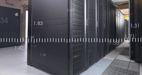Poster - Animation of financial data processing over computer servers
