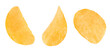 Potato chips isolated. Png transparency