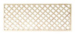 Grid of wooden fence isolate on white background. lattice wooden fence.