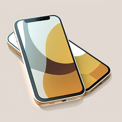 phone mobile modern illustration screen 